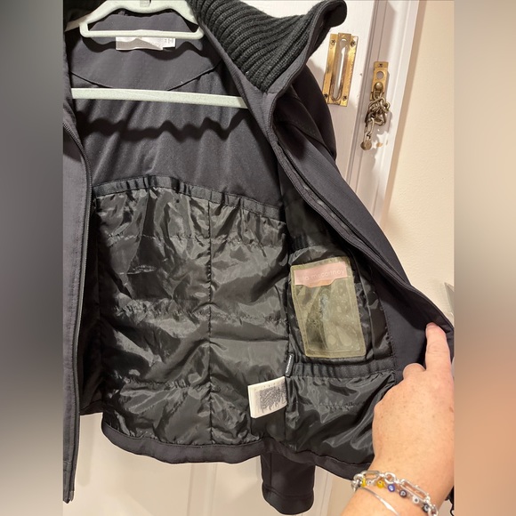 STELLA MCCARTNEY ADIDAS PRIMALOFT LADIES BLACK JACKET-S - Picture 7 of 12